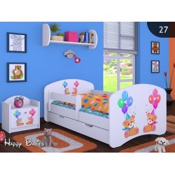 Otroška postelja Happy babies Medvedka z baloni 27